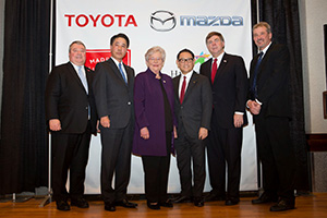 Toyota i Mazda zainwestują w nową fabrykę