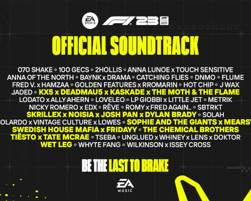 EA Sports prezentuje ścieżkę dźwiękową F1 23