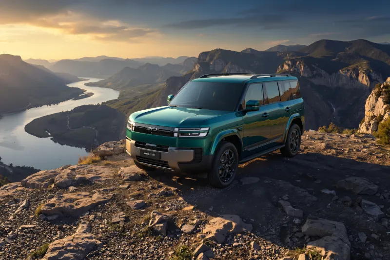 BYD Ti7 ma 408 KM i 7 miejsc. Ten SUV ma choćby lodówkę