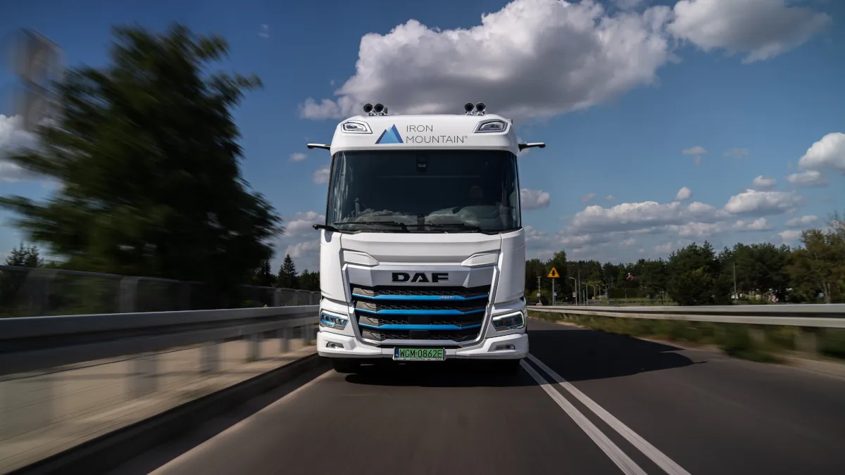 Pierwsze takie DAF-y w Polsce. Elektryczne ciężarówki mają 525 kWh baterii