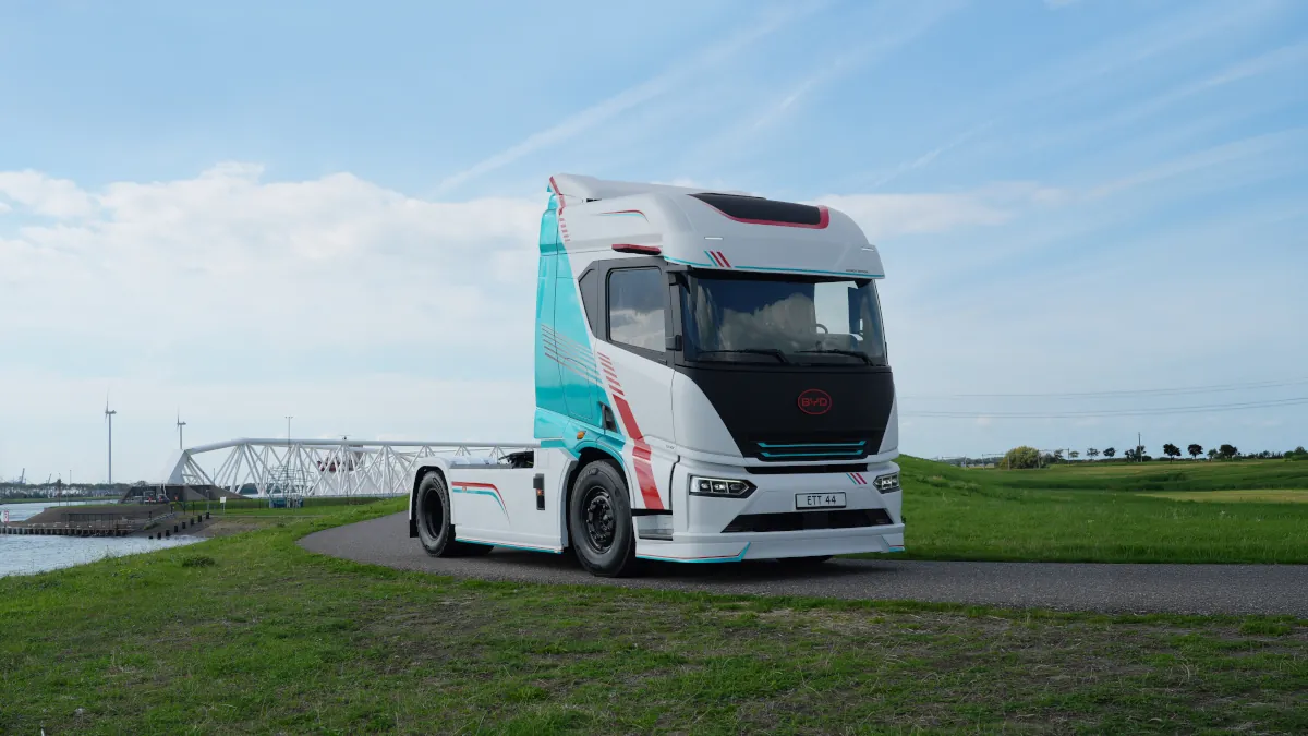 BYD wchodzi do Europy z ciężarówką o mocy 1000 KM. Ma baterię 651 kWh