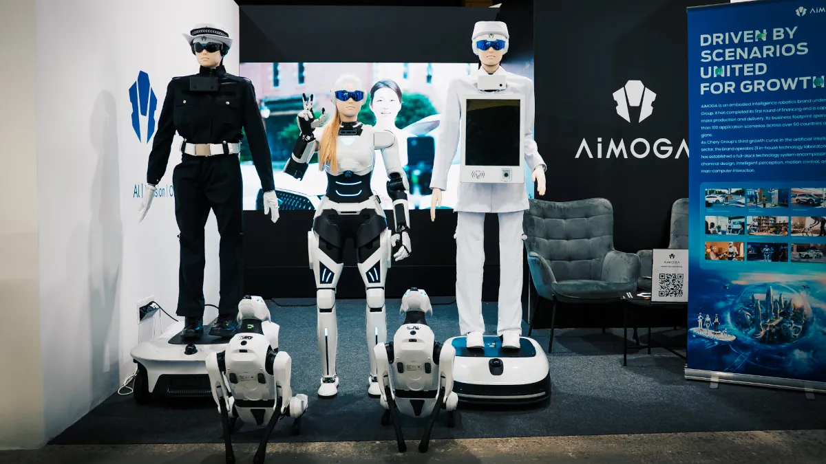 EXLANTIX pokazuje w Polsce nie tylko samochody. Firma rozwija też humanoidalne roboty